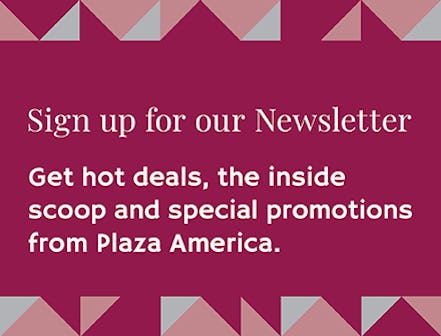 Sign up for our newsletter: get hot deals!