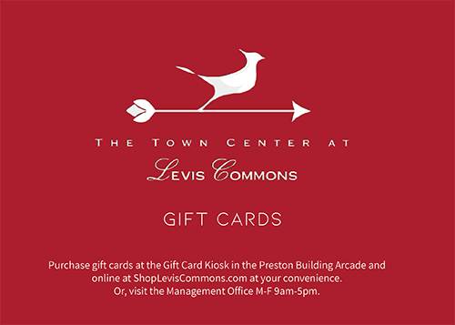 The Town Center at Levis Commons ::: Gift Cards