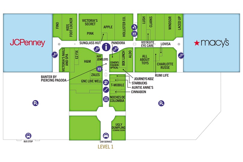Mall Map Level 1