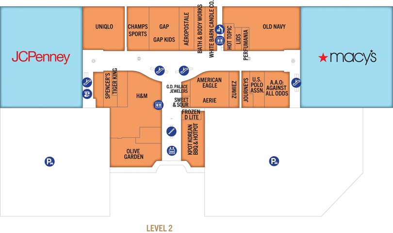 Mall Map Level 2