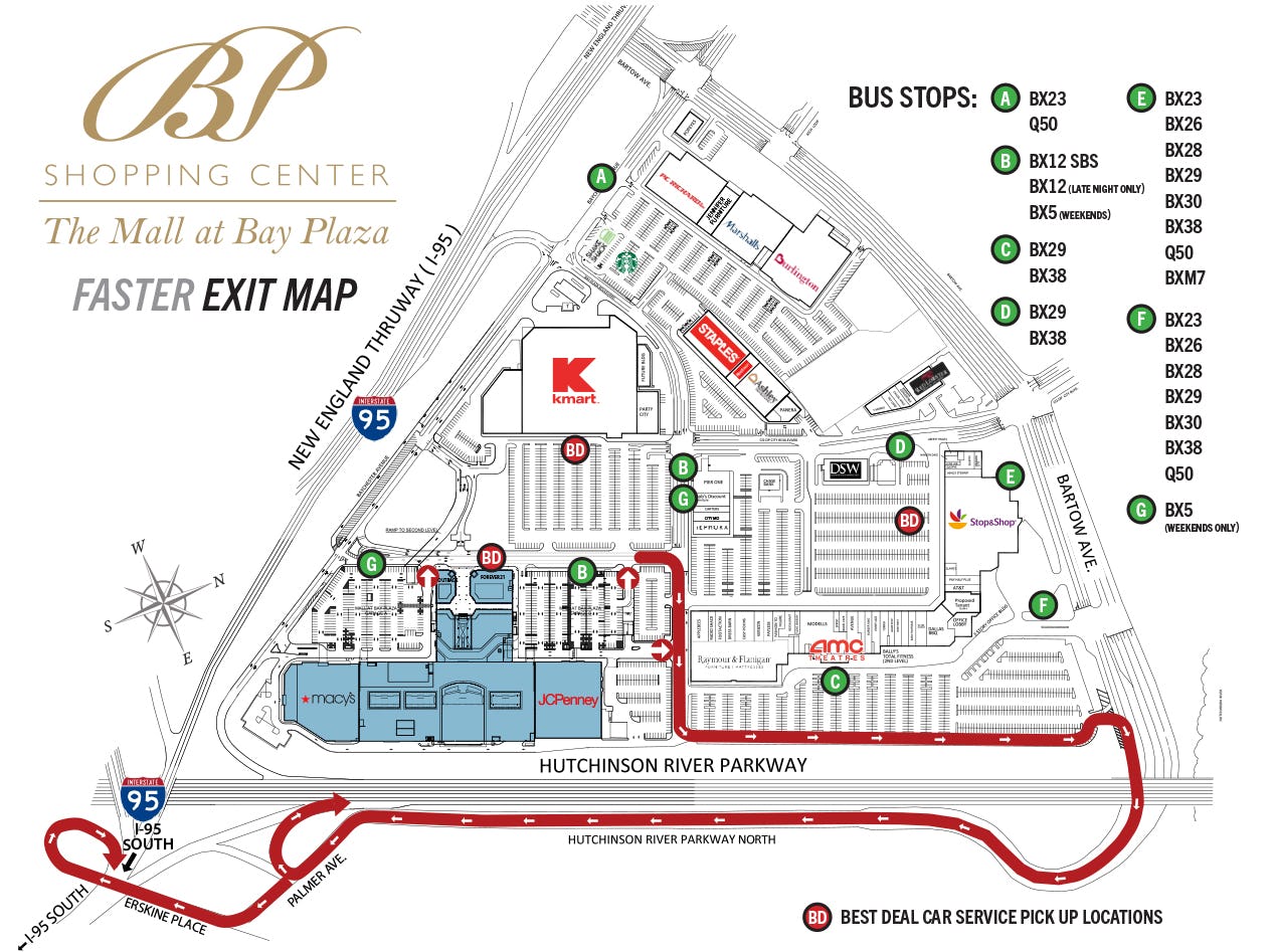 Bay Plaza Shopping Center ::: Directions
