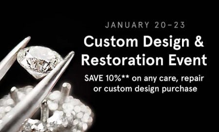 Custom Design & Restoration Event from Kay Jewelers