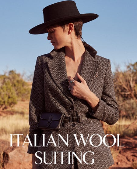 Explore New Italian Wool Suiting from Banana Republic