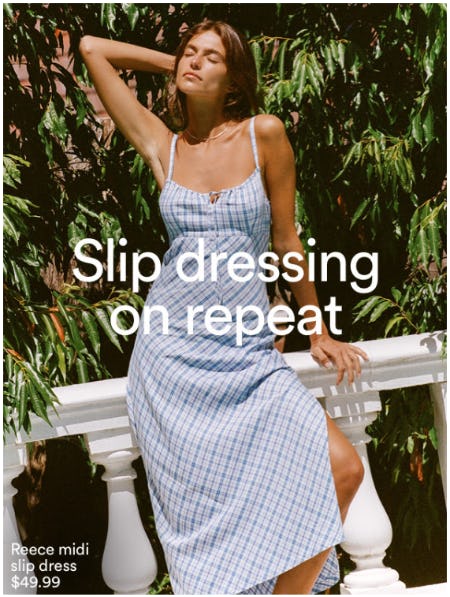 Slip Dressing on Repeat from Cotton On