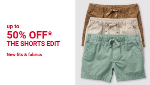 Up to 50% Off The Shorts Edit