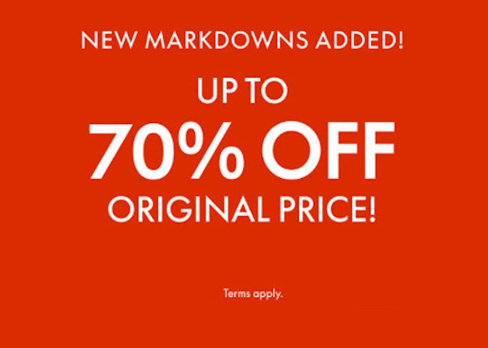 Clearance Up to 70% off