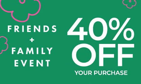 Friends & Family Event: 40% Off Your Purchase from Lane Bryant