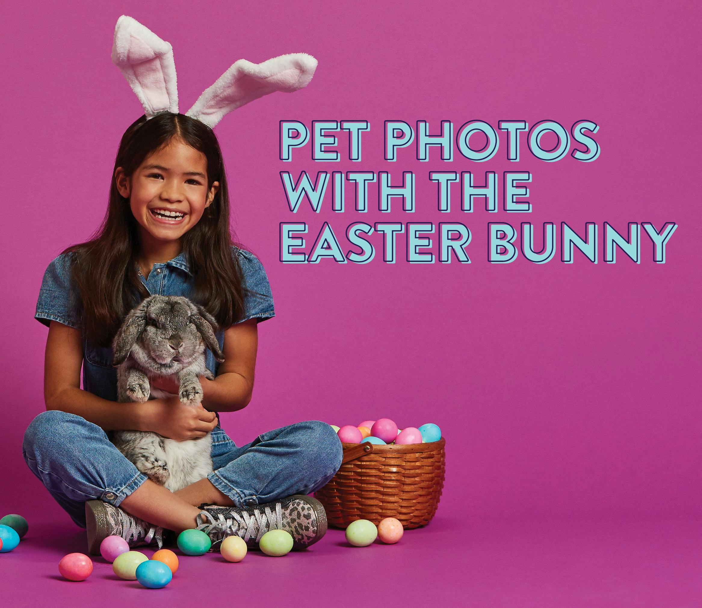 Pet Photos with the Easter Bunny