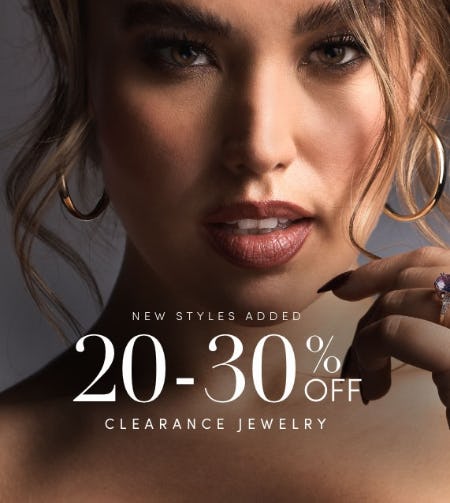 20-30% Off Clearance Jewelry from Jared Galleria of Jewelry