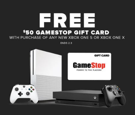 Free $50 Gamestop Gift Card from GameStop