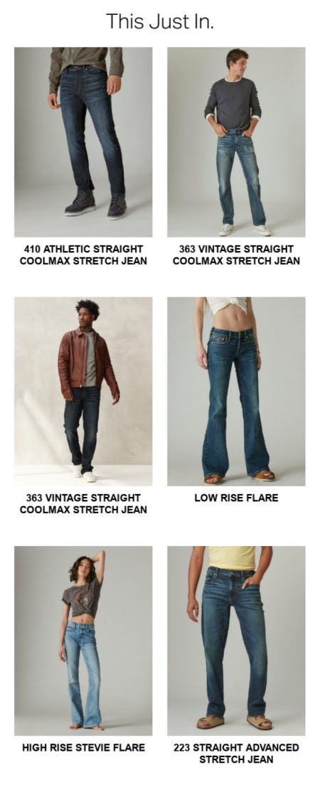 This Just In from Lucky Brand Jeans