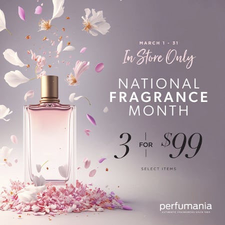 Perfumania is Celebrating National Fragrance Month from Perfumania                              