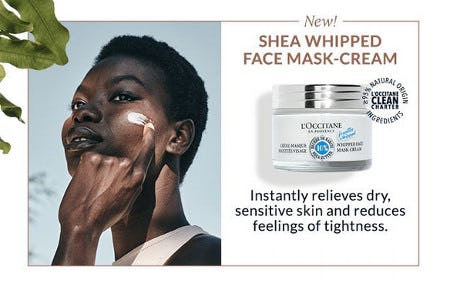 Meet the Shea Whipped Face Mask-Cream from L'Occitane