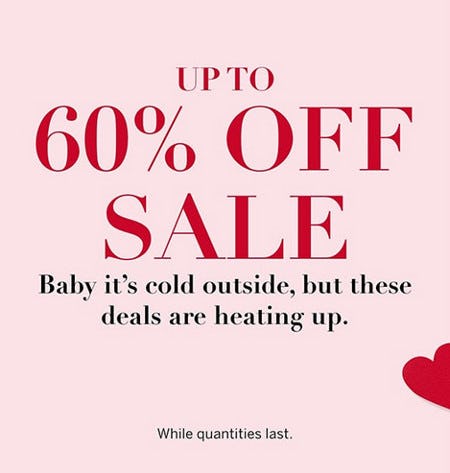 Up to 60% Off Sale