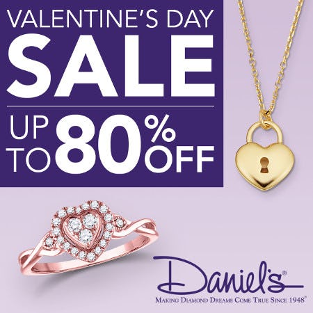 Daniel's Jewelers Valentine's Day Sale from Daniel's Jewelers
