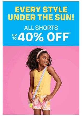 All Shorts up to 40% Off from The Children's Place