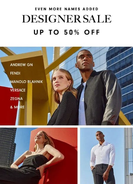 Designer Sale Up to 50% Off from Neiman Marcus