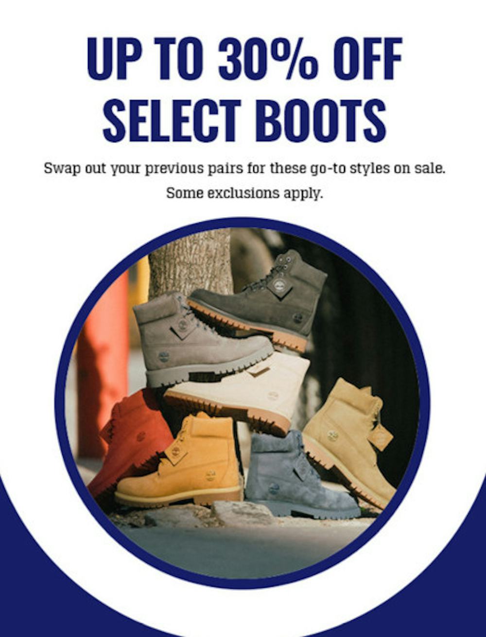 Up to 30% Off Select Boots