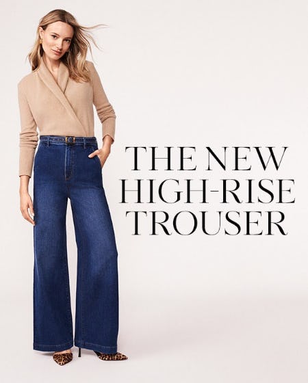 The New High-Rise Trouser from Ann Taylor