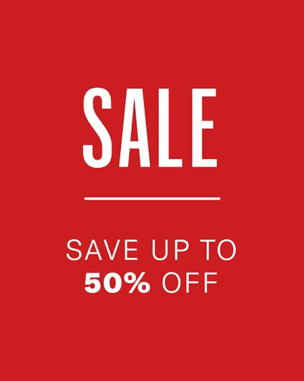 Sale Save Up to 50% Off