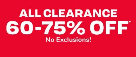 All Clearance 60-75% Off from The Children's Place