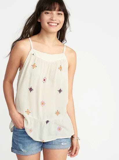 Lightweight Printed Swing Cami for Women from Old Navy