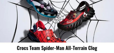 Meet Crocs Team Spider-Man All-Terrain Clog from Champs Sports/Champs Women