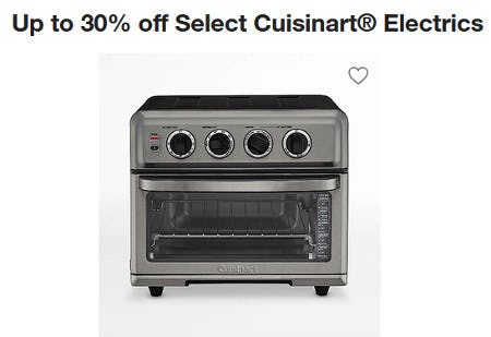Up to 30% Off Select Cuisinart Electrics