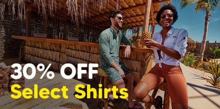 30% Off Select Shirts from Eddie Bauer