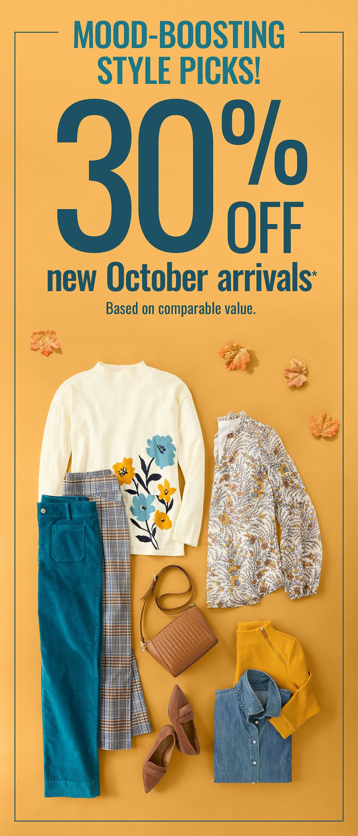 30% Off New October Arrivals