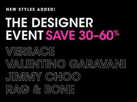 The Designer Event Save 30-60% from Bloomingdale's