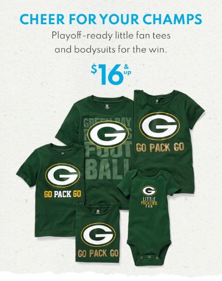 $16 & Up Fan Tees & Bodysuits from Carter's