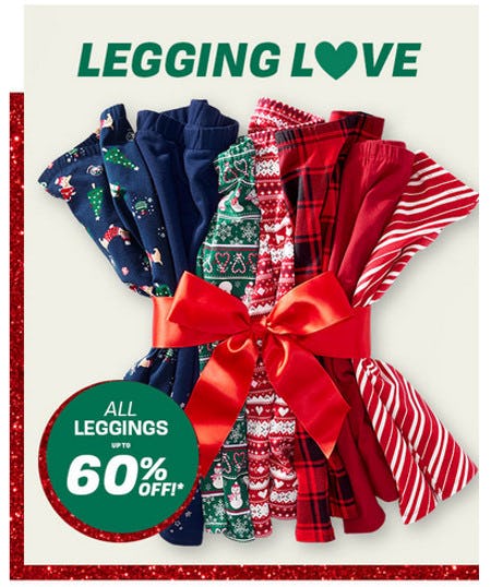 All Leggings Up to 60% Off from The Children's Place