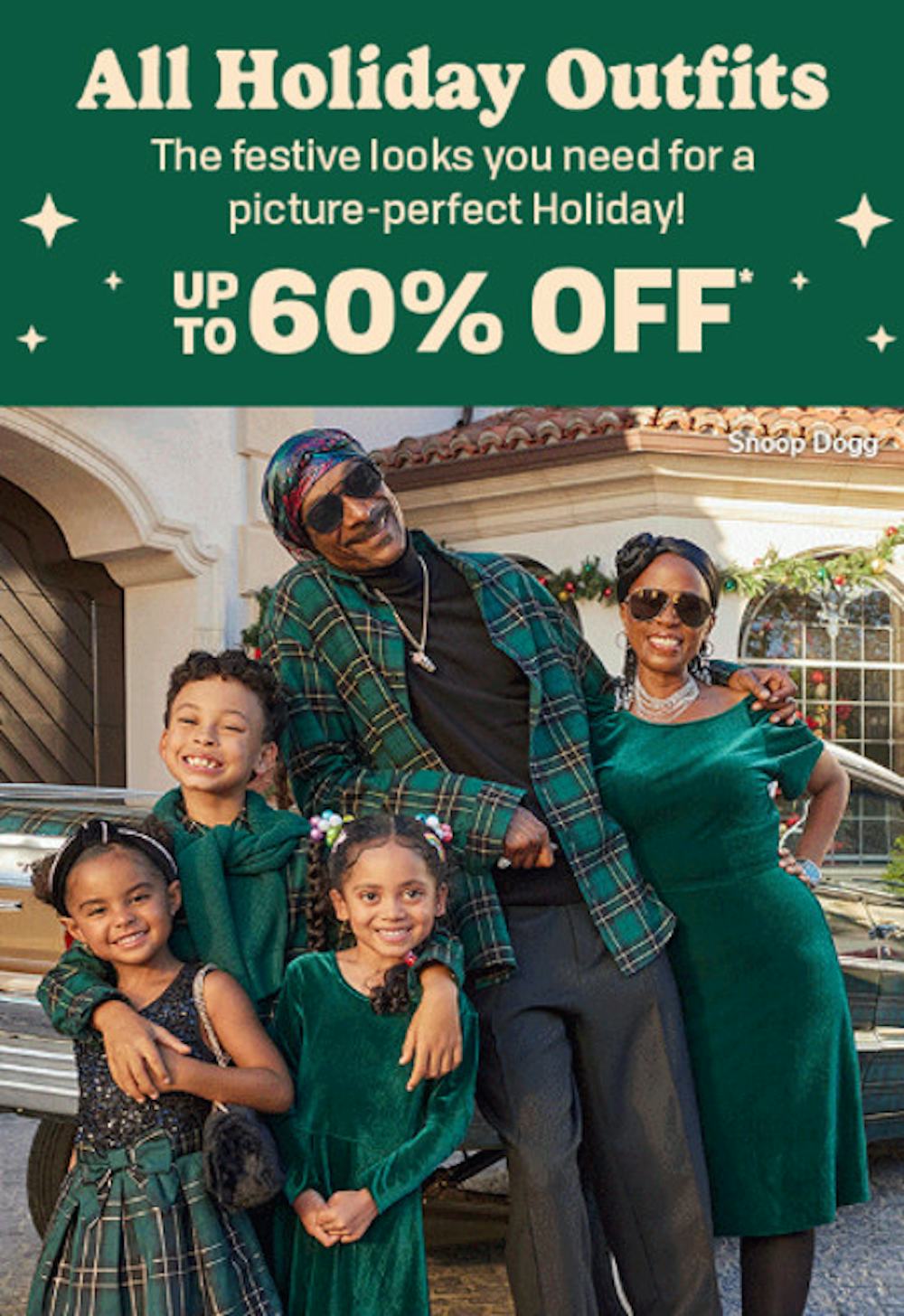 All Holiday Outfits Up to 60% Off