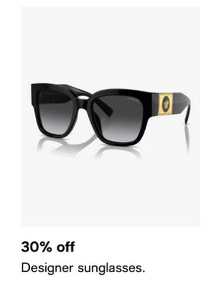 30% Off Designer Sunglasses