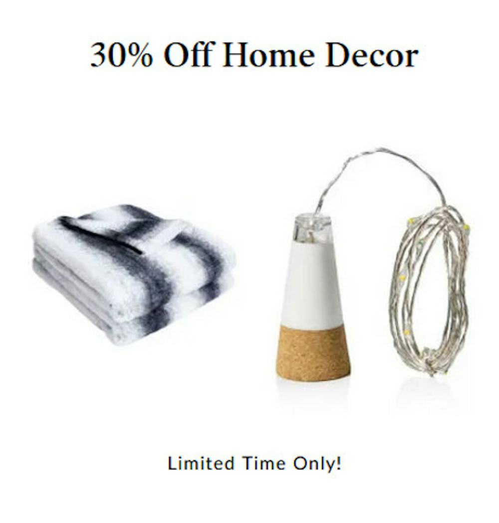 30% off Home Decor