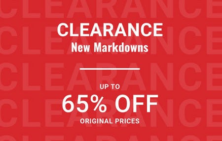 Clearance Up to 65% Off Original Prices from Men's Wearhouse