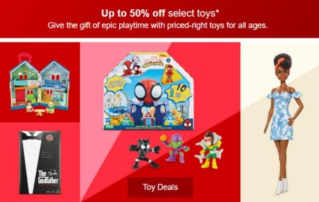 Up to 50% Off Select Toys from Target                                  