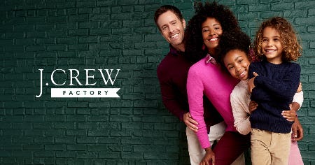 40-70% Off Storewide at J.Crew Factory! from J.Crew Factory