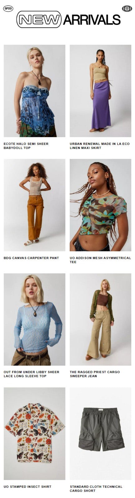 Shop New Arrivals from Urban Outfitters