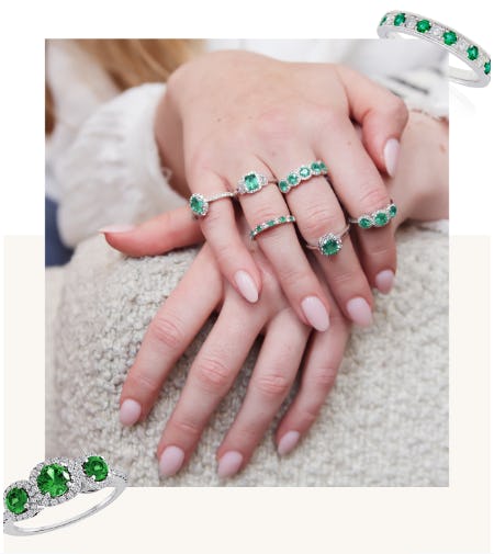 Pinch Proof in Gorgeous Greens from Fink's Jewelers