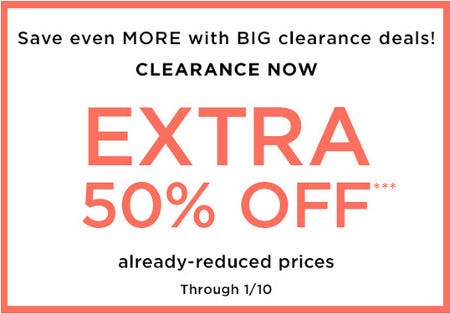 Clearance Deals