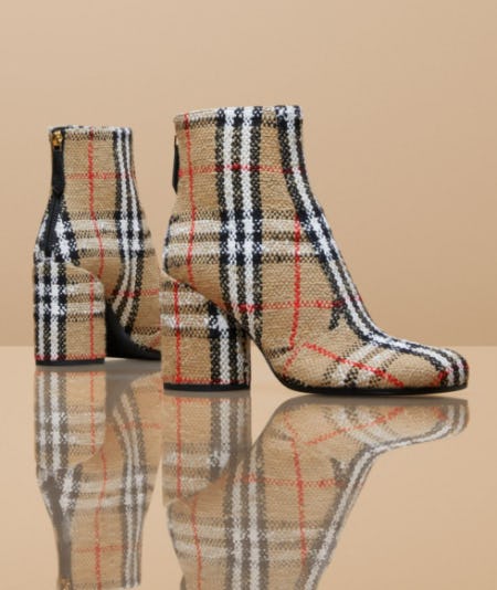 Confident Footing from Burberry