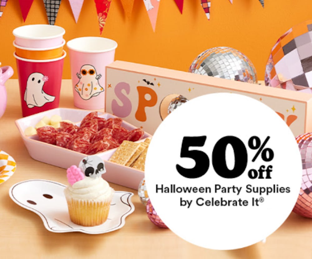 50% Off Halloween Party Supplies by Celebrate It