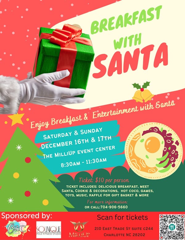 Breakfast with Santa at The Milliup Event Center