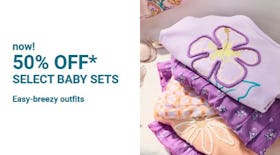 50% Off Select Baby Sets