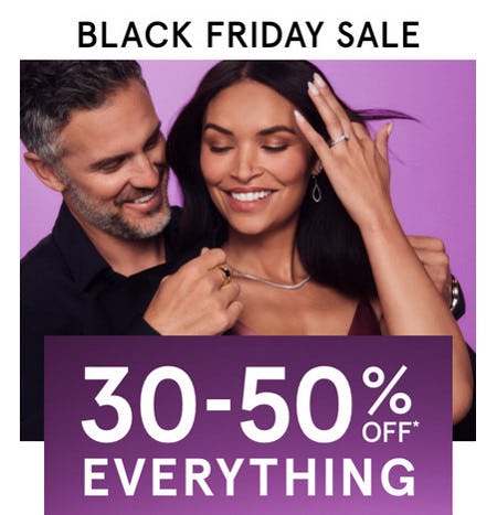 Black Friday Sale: 30-50% Off Everything from Zales
