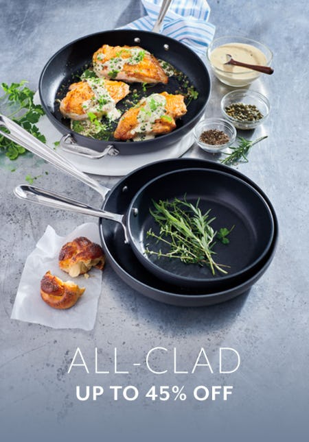 All-Clad Up to 45% Off from Sur La Table