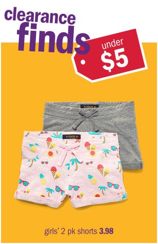 shorts under $5