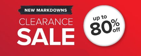 Clearance Sale Up to 80% Off